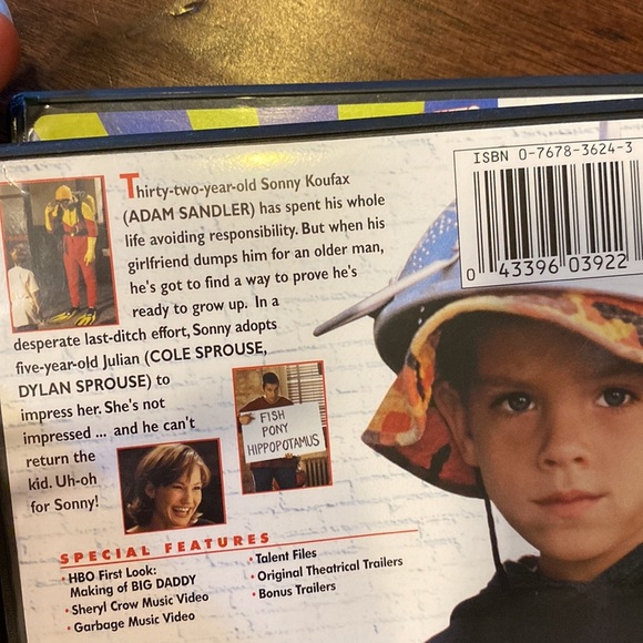 2 DVD movies Adam Sandler in Big Daddy & Happy Madison Production Grandma’s Boy - Picture 6 of 11